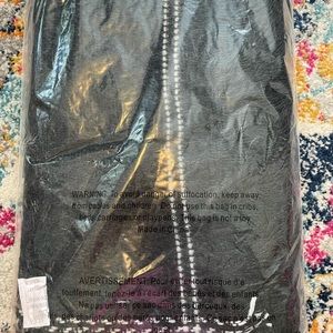 Very dark grey blanket scarf